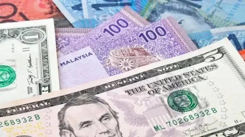 令吉兑美元升破4.0