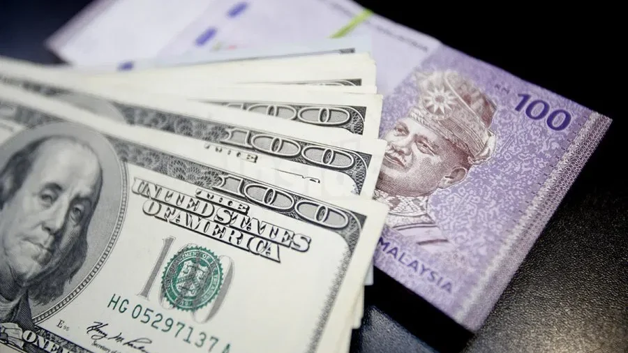 令吉兑美元升破4.0