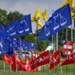 Johor election flags featured image