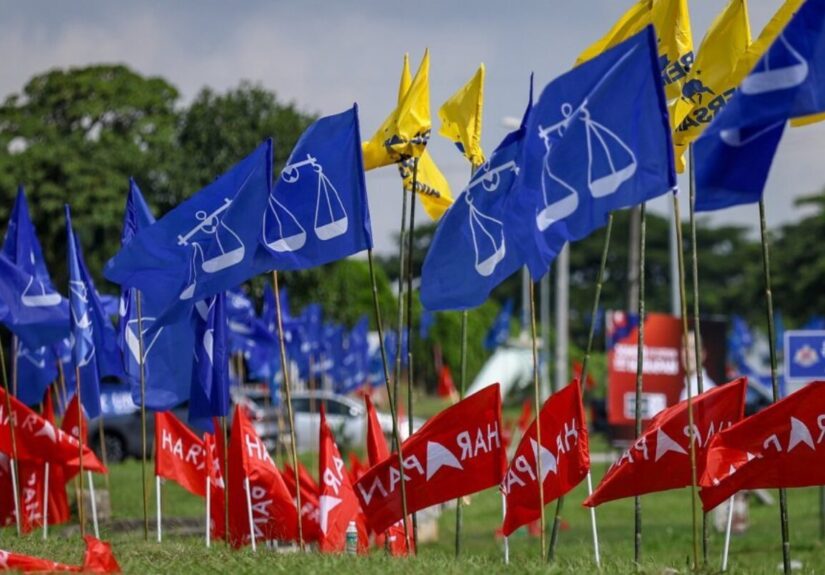 Johor election flags featured image